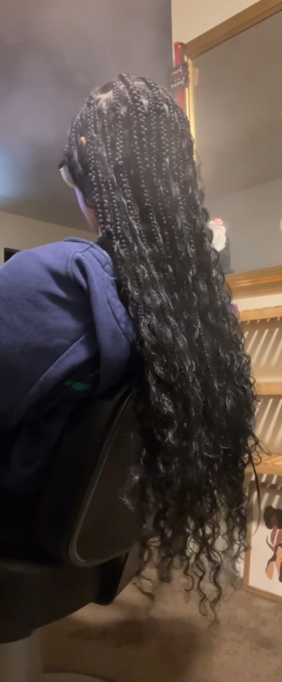 Natural curls styling