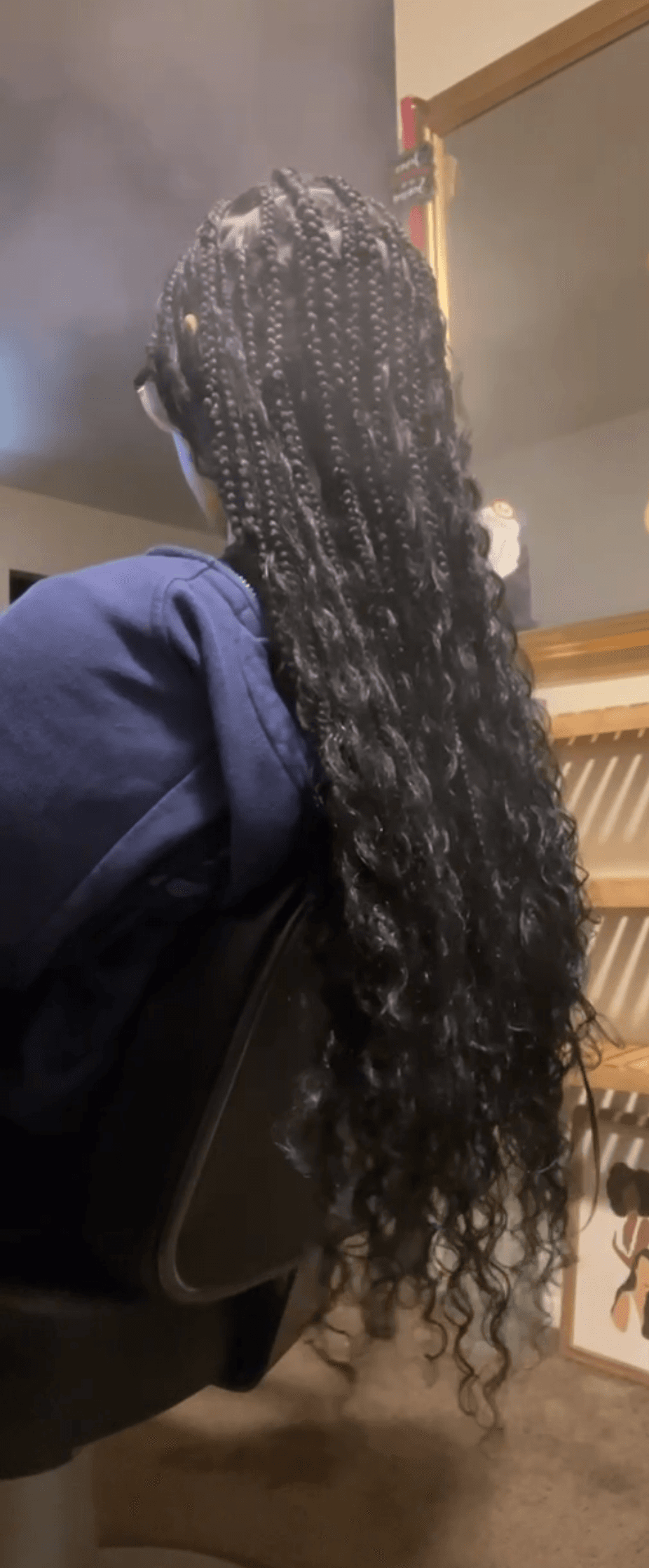 Natural curls styling